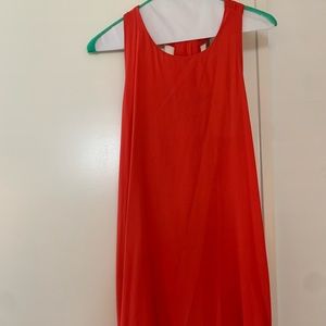 Alice + Olivia Silk Orange Dress